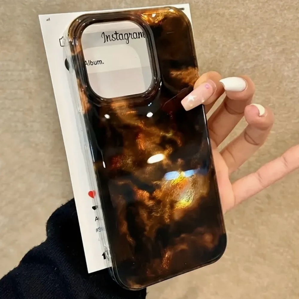 Apple Phone Case Tortoise Top Transparent Case